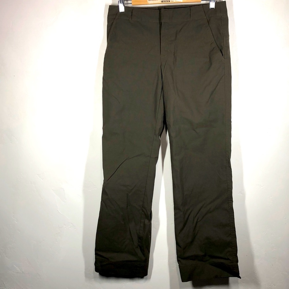 Athleta brown nylon hiking outdoor pants size 8